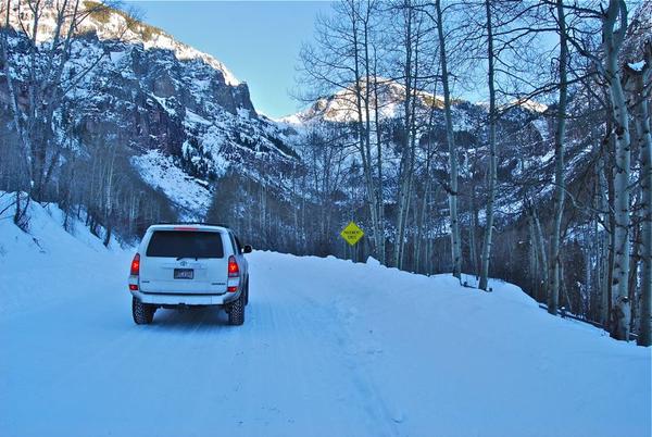 Telluride, CO just on Colorado Avenue near the mines