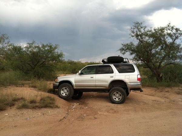 Test run after work on washboard, flex and some rock clearance.