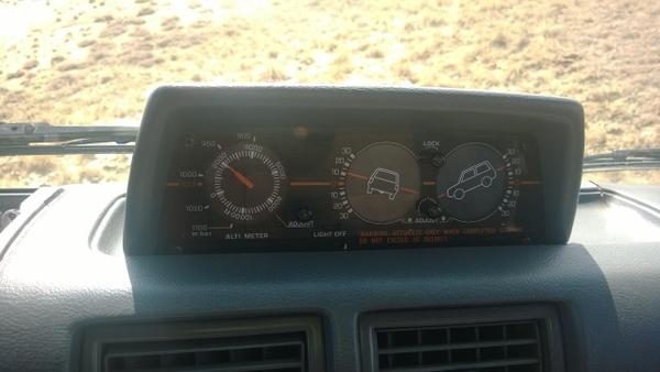 testing out the gauges