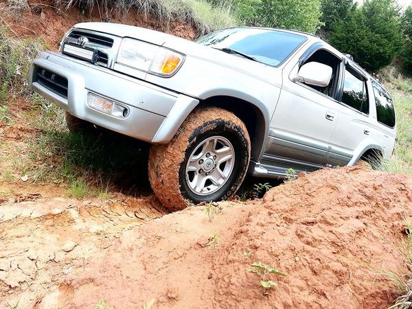 Testing the freshly installed Mickey Thompson Baja STZ's