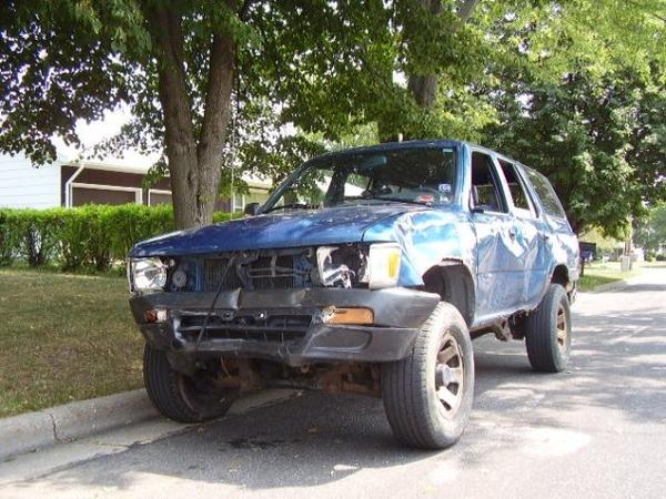 The $100 "Friend crashed it and got a DUI" 4Runner. I put a few parts on it, drove it for a few months and sold it for $800..