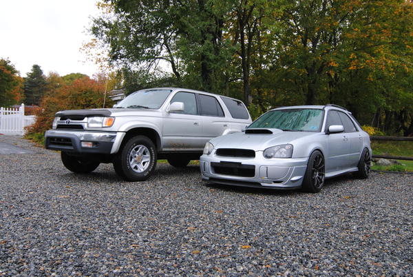 the day i bought my 4runner! Still had the Subie