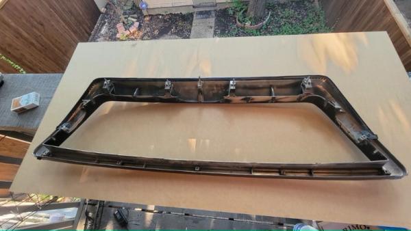 The difficulty with this grill is the shape... note the curvature of all faces.