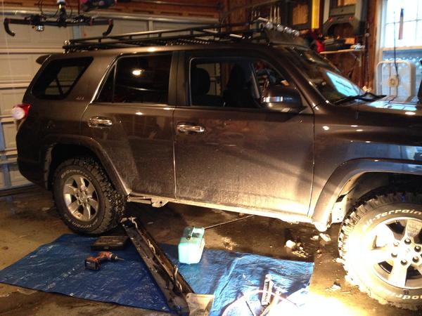 The factory Rockers come off!