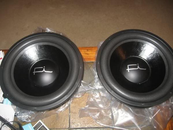 The Fi SSD drivers I was going to have banging in the truck, but building a tuned, ported box of that size just turned me off to the idea of being abl