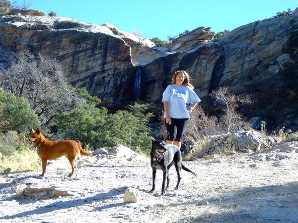 The goal -- Chiva Falls
Maria with Ladybug and Tosca