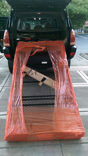 The GOBI rack will not fit inside the T4R