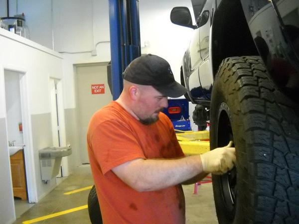 The lift makes life alot easier when working on Brutus.