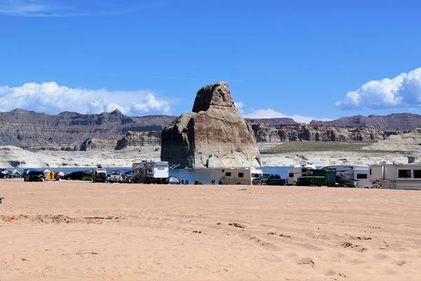 The Lone Rock of Lone Rock Beach