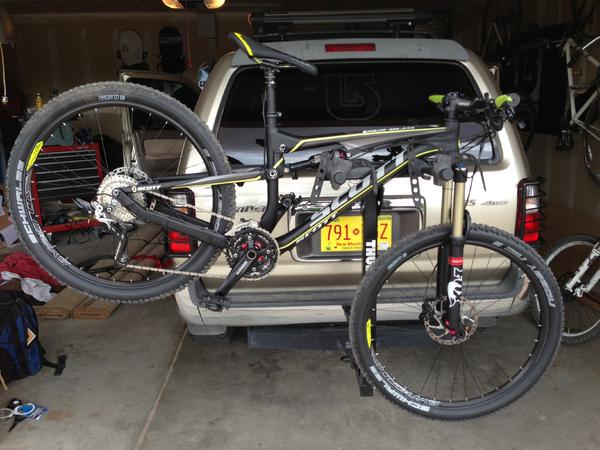 the new bike to complement always faithfully hauled by my runner