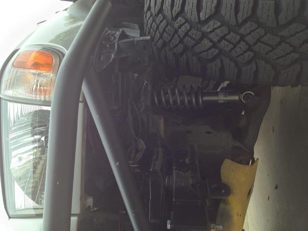 The new bilsteins, toytec/eibach springs and the duratracs.