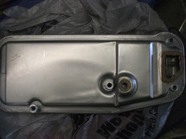 The new filter. I was hoping it was the right one, but with many transmission model numbers, I would not have known if this was the right one. It was.