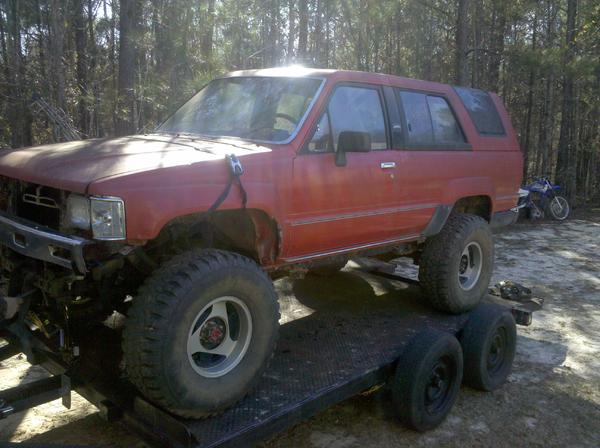 The parts truck