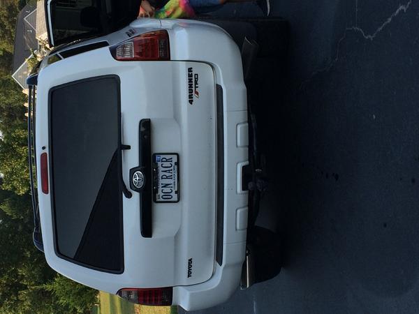 The rear