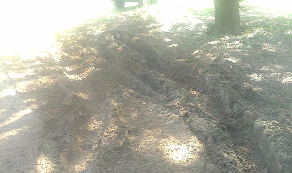 the reason why i got the bigger tires, got out but made a mess doing it