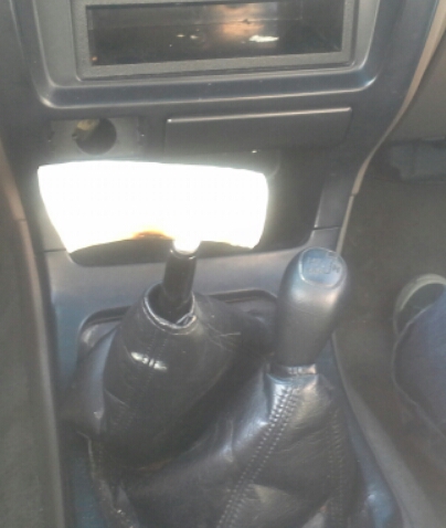 The shift nob on finally