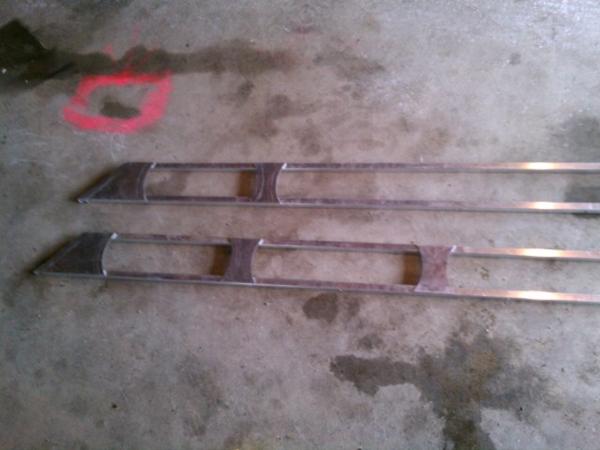 the start of the rack i built