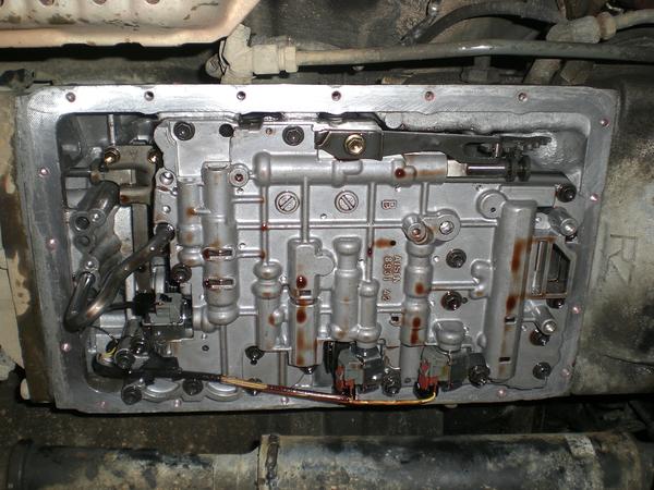 The transmission after I removed the RTV.