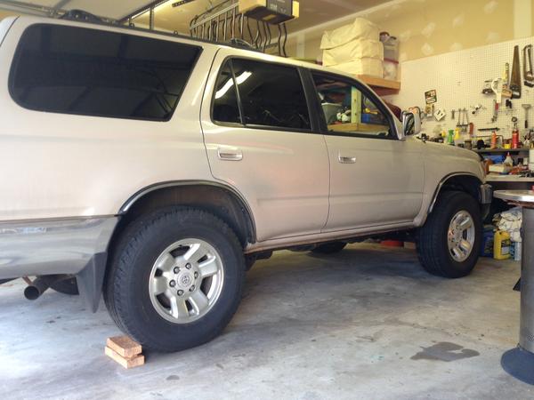 There she sits pre lift