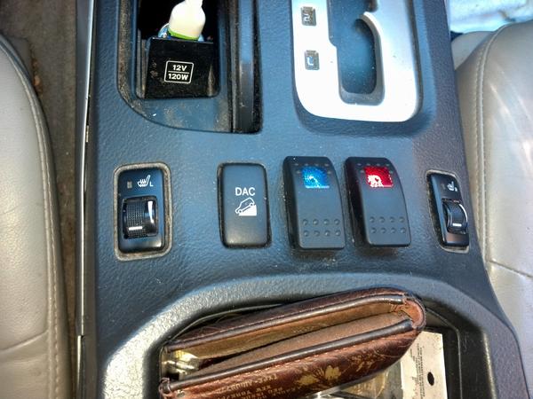 These control the LED light strips on the grille