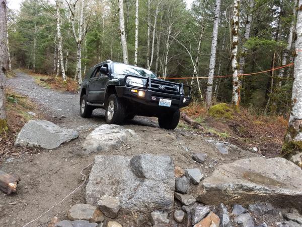 They may not look like much, but these rocks will test your breakover angle, and your skid plates