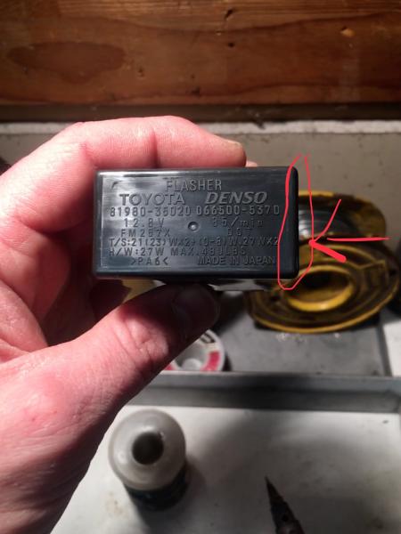 This is the hazard/turn signal relay with 12 pins, with DRLs.
They do not make an LED version so you need to modify the relay and increase the resista