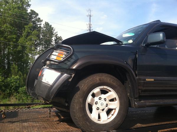 This is the side view of what I did the day it happened