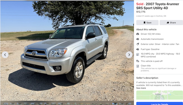 This was the original listing. I bought this back in November 2025 for $12,000 even. Would definitely buy again!