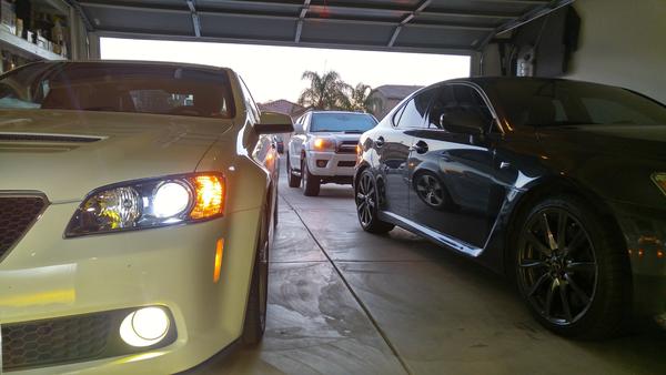 THREE V8s