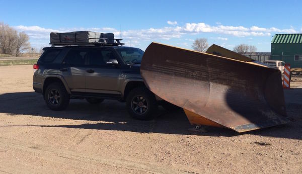 Time to take the plow off for the summer season.
