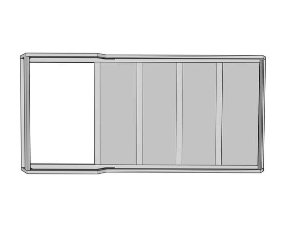 Tim's custom rack top view