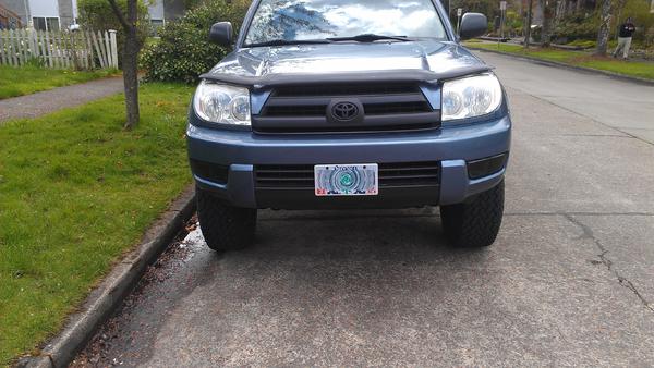 tinted fogs/running