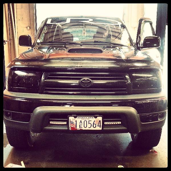 Tinted the front