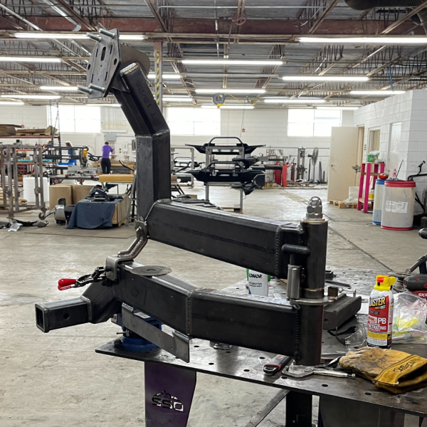 Tire Carrier Hitch Swing Arm.  Unit One. Bare. 03