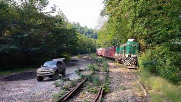 TN abandoned train, sooooo many parts have been stolen since posted location on interweb !!