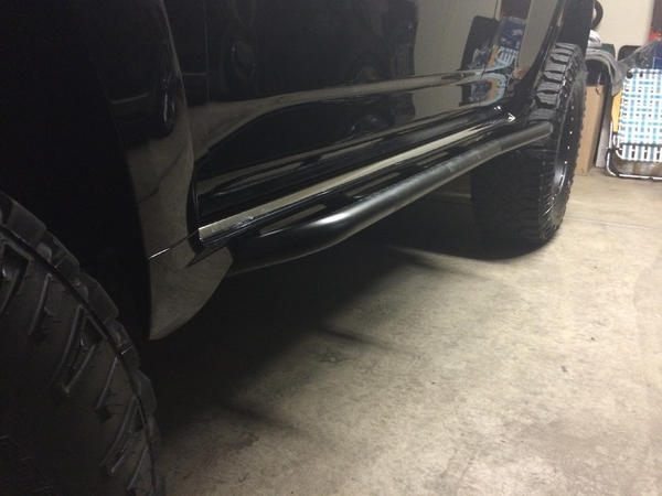 Took a bit more time then expected, but I decided to install the BudBuilt Bump Out sliders and "properly" trim my rockers to make them look OE. The dr