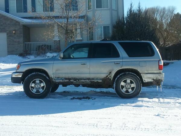 Took off the ARB bumper. Put back the stock bumper. And purchased some new 5 spoke FJ Cruiser tires and rims. size is 265/75/16