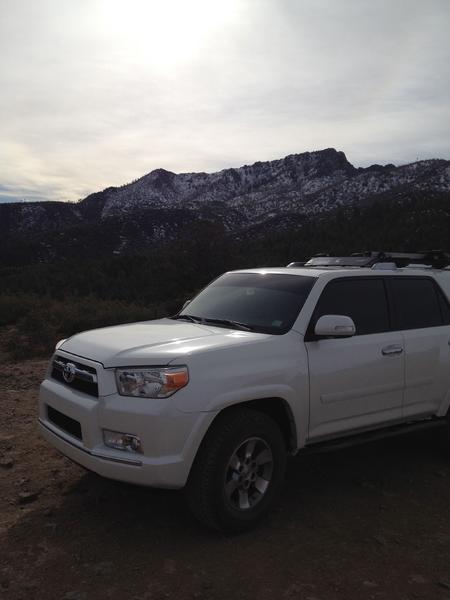 Top of 4peaks. Still snow in AZ