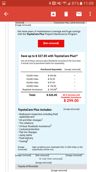 Toyota Care Plus email