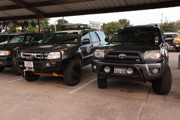Toyota Trail Riders meetup in Dallas.