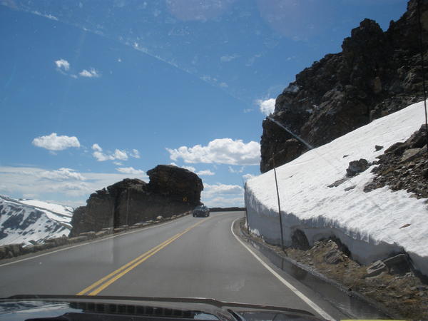 Trail Ridge Road in Colorado in June!