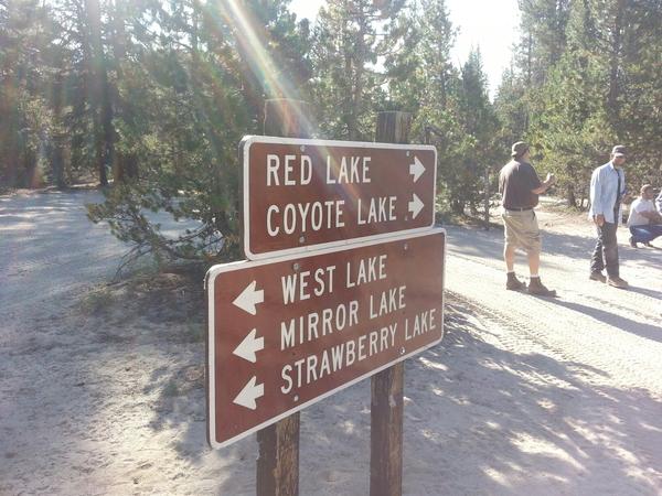 Trail sign