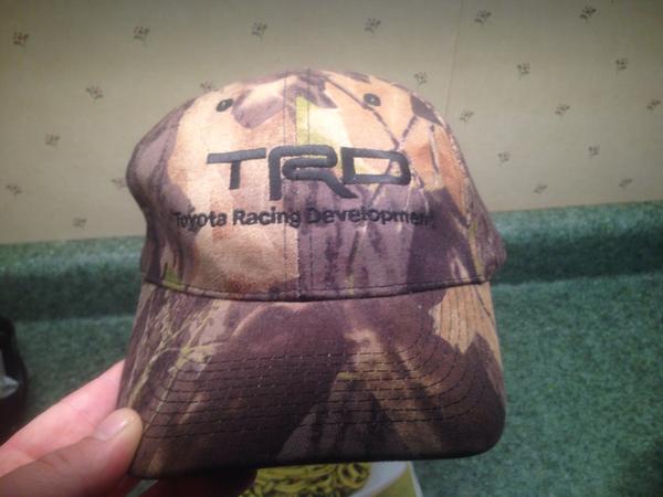 Trd camo hat from dealership