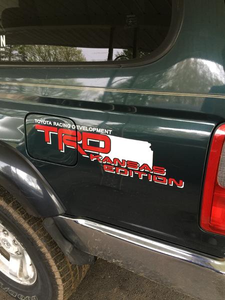 TRD Kansas Edition!  Got the decals from StickerHI, a member of TacomaWorld.
