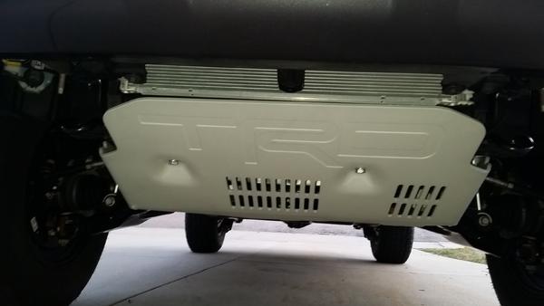 TRD Pro Skid installed