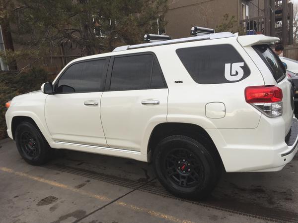 TRD Pro wheels installed