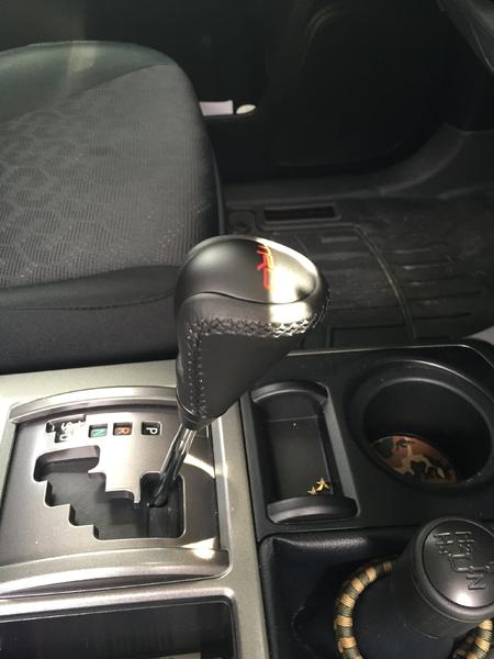 TRD Shift knob installed