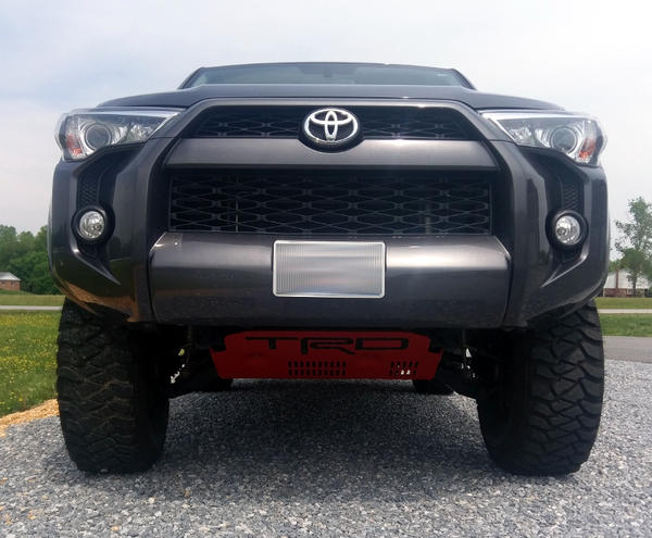TRD Skid Plate - Powder Coated by Black Label Coatings
