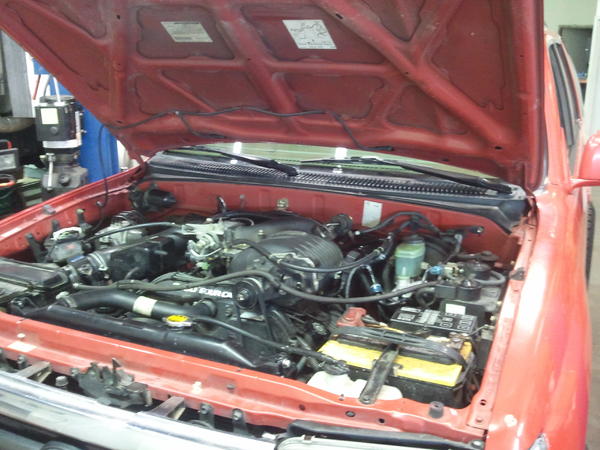 TRD Supercharger with AFe drop in filter ;)