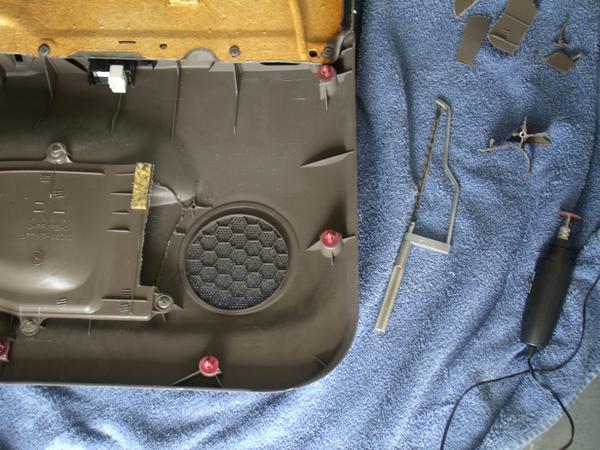 Trimming door panel